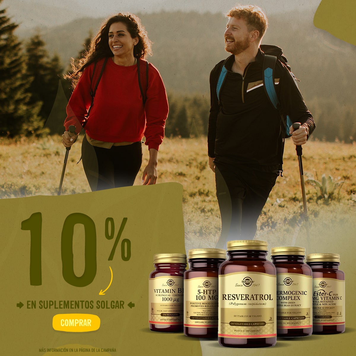 10% de descuento: Suplementos Solgar